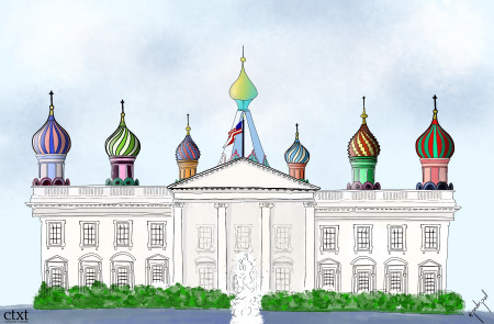 <p>Trump, Putin, Casa Blanca, Kremlin. / <strong>Pedripol </strong></p>