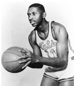 El jugador de la NBA, Earl Lloyd.
