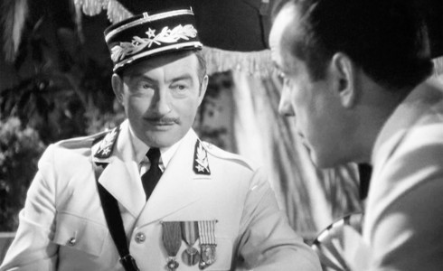 <p>Claude Reins, frente a Humphrey Bogart en <em>Casablanca</em> (1942).</p>