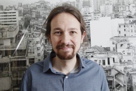 <p>Pablo Iglesias durante la entrevista</p>