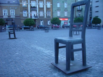 <p>Memorial a las víctimas de la deportación del gueto de Cracovia.</p>