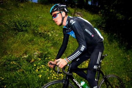 <p>Chris Froome en la Vuelta Andalucía 2015.</p>