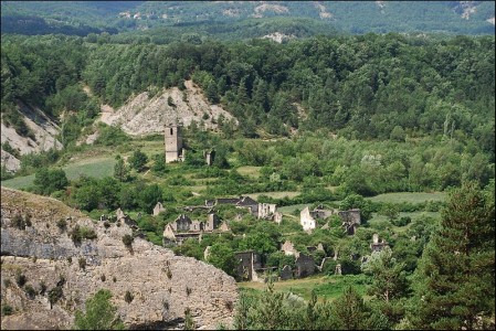 <p>Jánovas, pueblo abandonado del municipio de Fiscal (Huesca, España)</p>