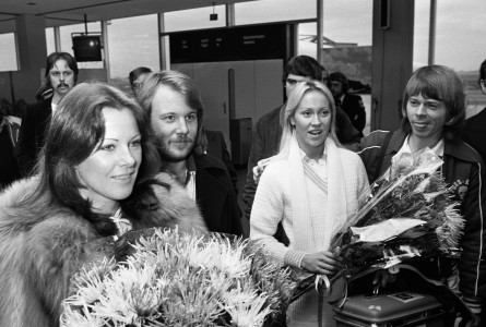 <p>El grupo ABBA en 1976</p>