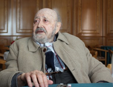 <p>Julio Diamante, durante la entrevista.</p>