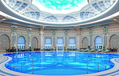 <p>Hotel Ritz Carlton, en Riad. </p>