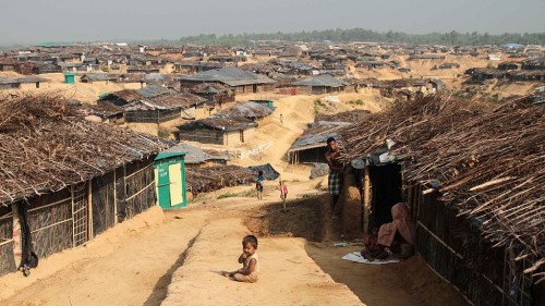 <p>El Campo de refugiados rohingyas 'Kutupalong' en Ukhia, Cox's Bazar en Bangladesh. 2017</p>