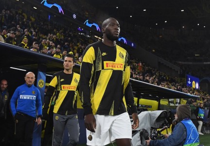 <p>Romelu Lukaku durante un partido de Champions con el Inter de Milán. </p>