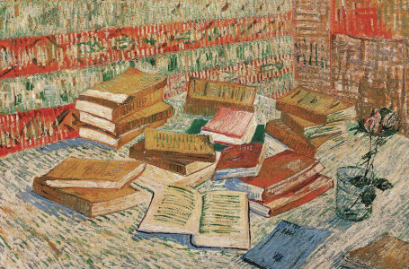 <p><em>Los libros amarillos</em> (1887) / <strong>Vincent van Gogh</strong></p>