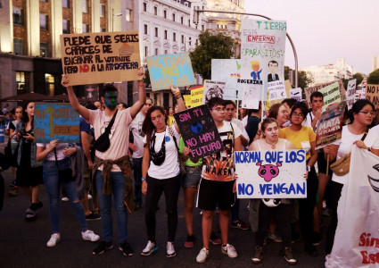 <p>Manifestación en Madrid en la huelga mundial por el clima de septiembre de 2019. / <strong>Nicolas Vigier</strong></p>