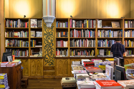 <p><em>Escogiendo libro</em> (Librería Lello, Portugal).</p>