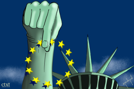 <p>UE, EEUU, sin control, sin soberanía </p>