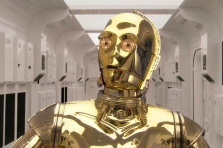 <p>C3PO, en un fotograma perteneciente a la saga de 'La guerra de las galaxias'.</p>
