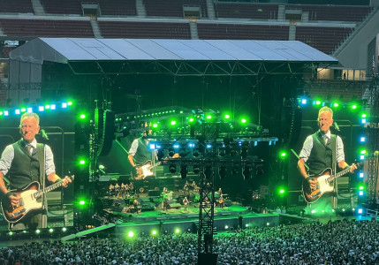 <p>Bruce Springsteen durante su concierto del 17 de junio en el Estadio Metropolitano de Madrid. / <strong>Mónica Andrade</strong></p>