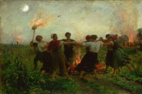<p><em>La fiesta de San Juan</em> (Jules Breton, 1875).</p>