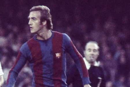 <p>Johan Neeskens, durante su etapa en el FC Barcelona. / <strong>Archivo FC Barcelona</strong></p>