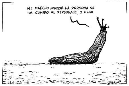 <p>El personaje. / <strong>J.R.Mora</strong></p>