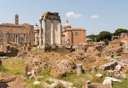 <p>Templo de Vesta, en Roma. /<strong>CC</strong></p>