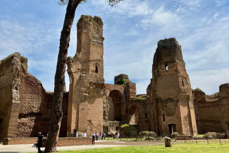 <p>Imagen exterior de las Termas de Caracalla. / <strong>D. H. F.</strong></p>