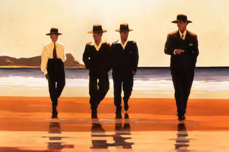 <p><em>The Billy Boys</em>, de Jack Vettriano.</p>