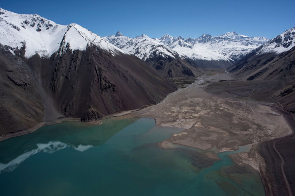 <p>Cajón del Maipo después de la temporada de lluvias.</p>