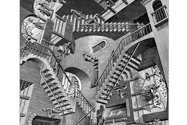 <p><em>Relatividad (</em>1953) <strong>/ M.C. Escher</strong></p>