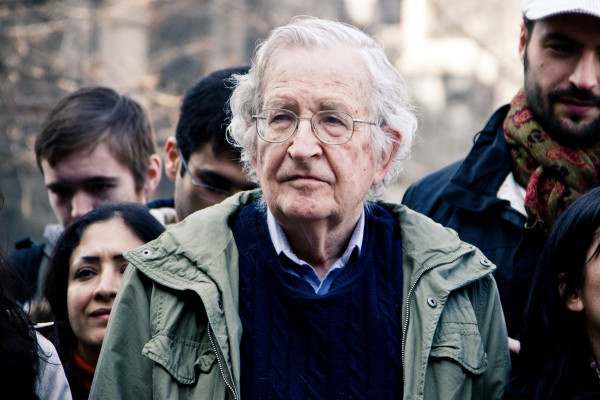 <p>El filósofo Noam Chomsky. / <strong>Andrew Rusk</strong></p>
