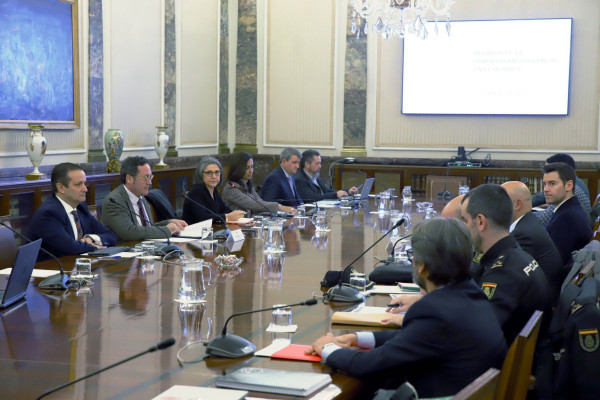 <p>Reunión de la comisión antiviolencia en enero de 2023.</p>