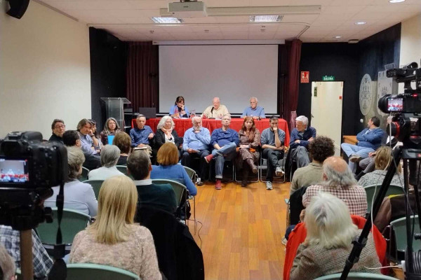 <p>Evento de presentación de la alianza 'Más allá del crecimiento'. / <strong>A. F.</strong></p>