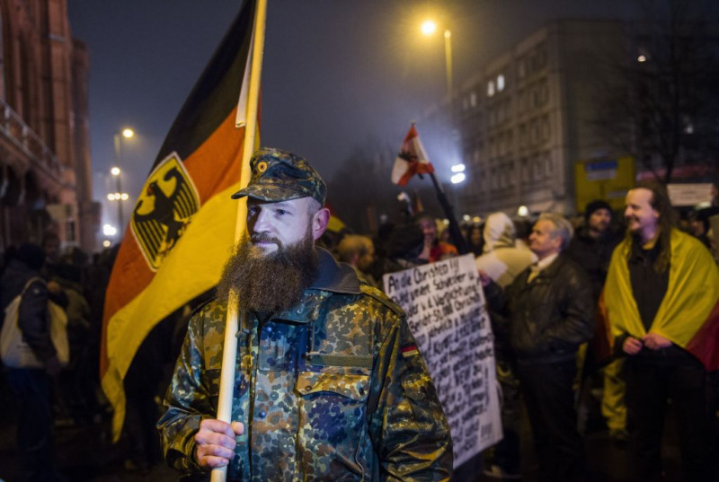 Manifestación anti-islamista, el pasado 5 de enero, en Berlín.
