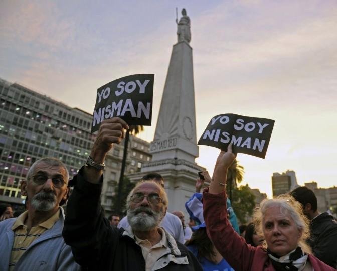 Manifestación en Buenos Aires por la 