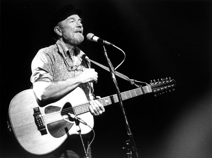 Pete Seeger en 1986.