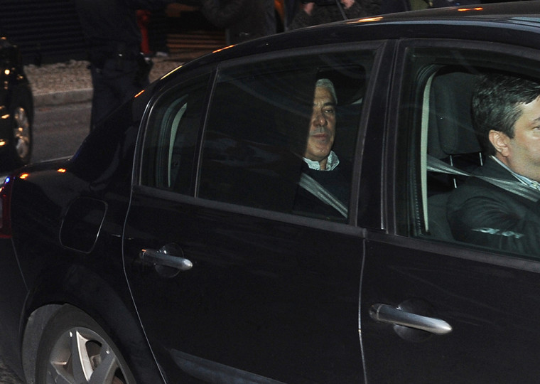 El ex primer ministro portugués, José Sócrates, la noche en que fue detenido por presunta corrupción.