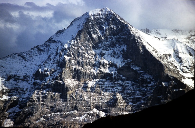 <p>Cara norte del Eiger. Wikipedia</p>