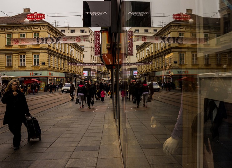 <p>Hora punta en la ciudad de Zagreb.</p>