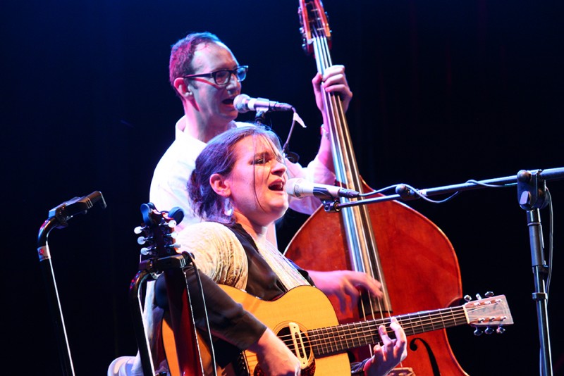 <p>Madeleine Peyroux durante su concierto en Madrid, como parte del Festival Madgarden.</p>