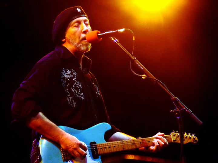 <p>Richard Thompson durante un concierto en Prospect Park, Brooklyn, Nueva York en junio de 2007.</p>
<p> </p>