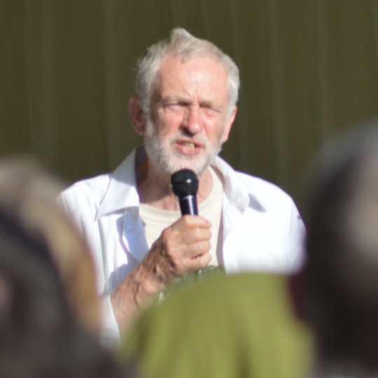 <p>Corbyn, durante un mitin de la reciente campaña laborista.</p>