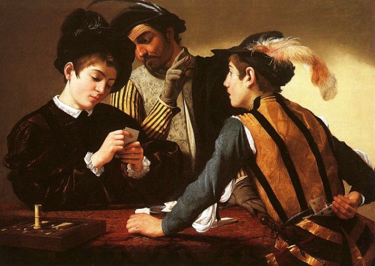 <p>'Los jugadores de cartas', 1595.</p>
