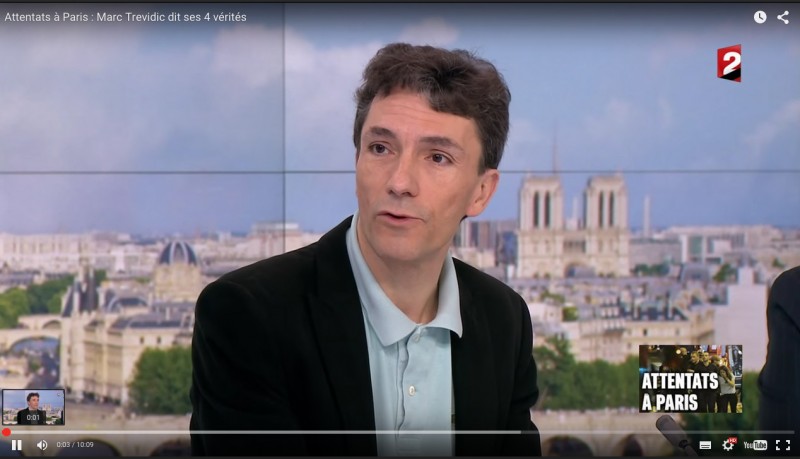 <p>Marc Trévidic, durante el debate sobre terrorismo de France 2</p>