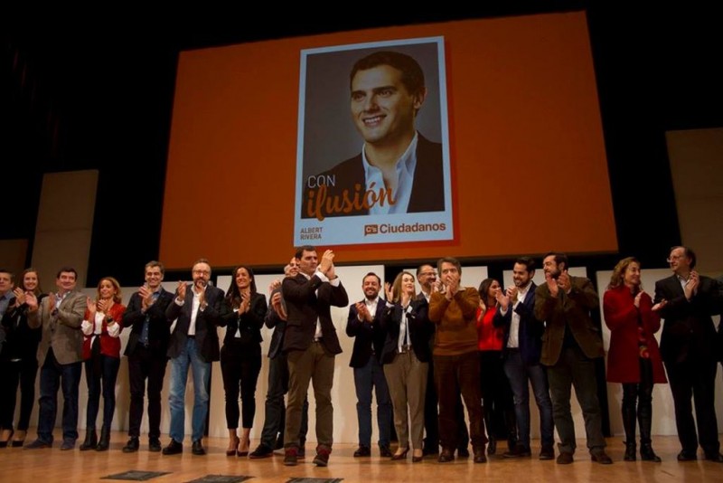 <p>Celebración de un acto de Ciudadanos en el Palacio Municipal de Congresos de Madrid.</p>