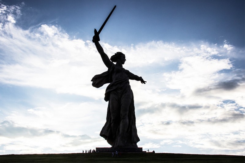 <p>La estatua a la <em>Madre patria</em>, en Volgogrado, es un célebre símbolo de la Guerra Fría.</p>