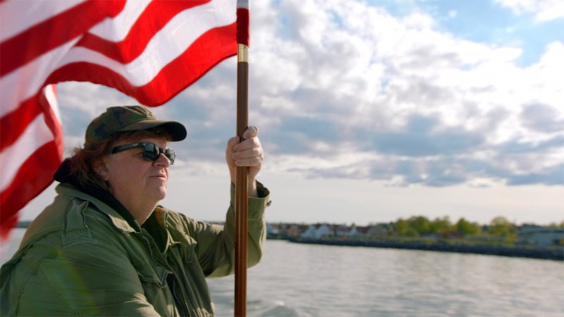 <p>Michael Moore, en un fotograma del documental <em>Where to invade next</em>. </p>