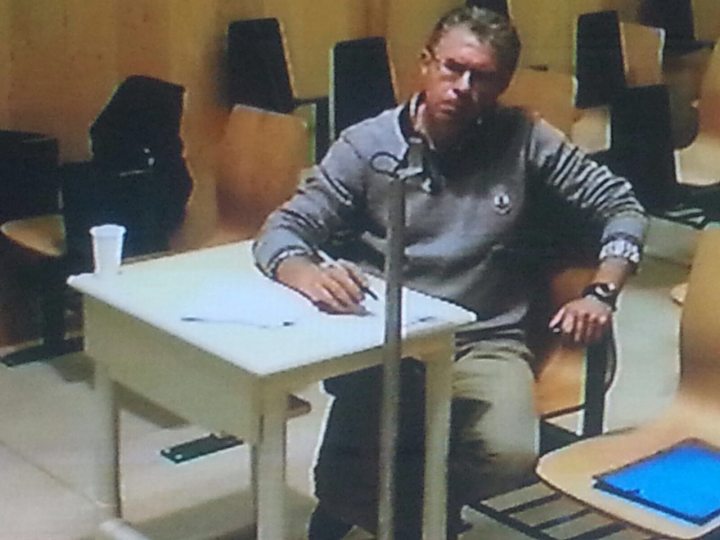 <p>Francisco Granados comparece por vídeoconferencia, desde la cárcel de Estremera, ante la Asamblea de Madrid.</p>