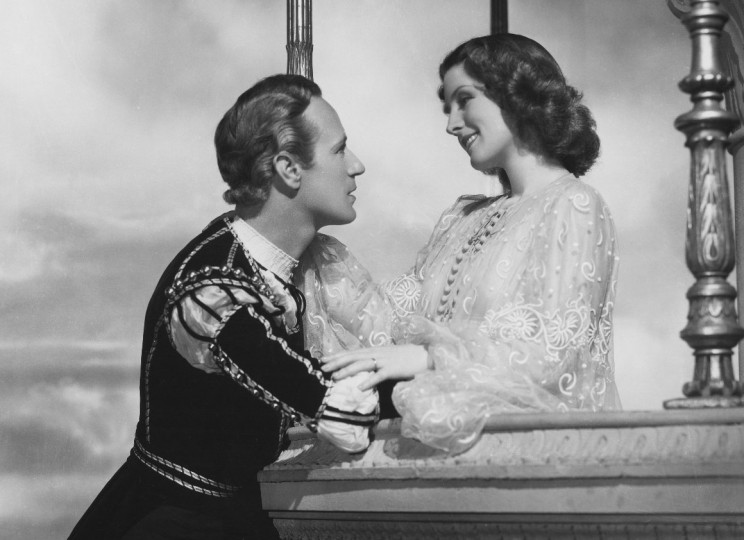 <p>Leslie Howard y Norma Shearer como Romeo y Julieta. </p>