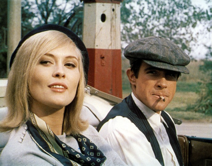 <p>Faye Dunaway y Warren Beatty, interpretando a Bonnie & Clyde. </p>