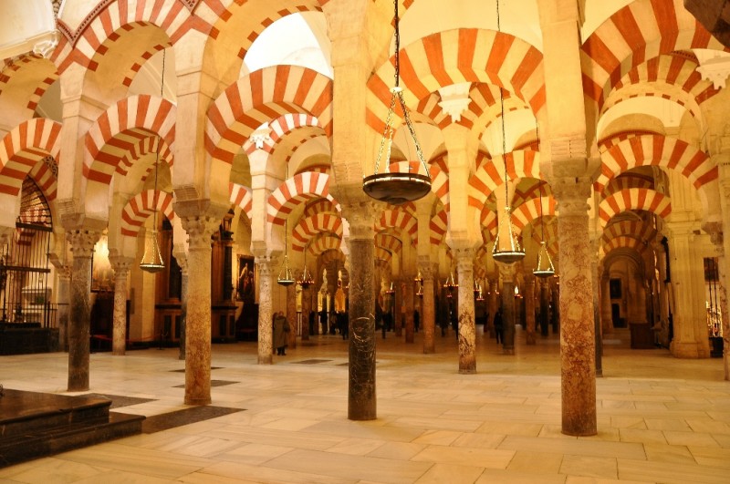 <p>Sala de oración de la Mezquita de Córdoba</p>