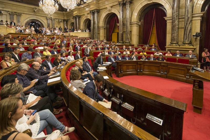 <p>Pleno para la aprobación de las conclusiones de la comisión de estudio del Procés en el Parlament de Catalunya. </p>