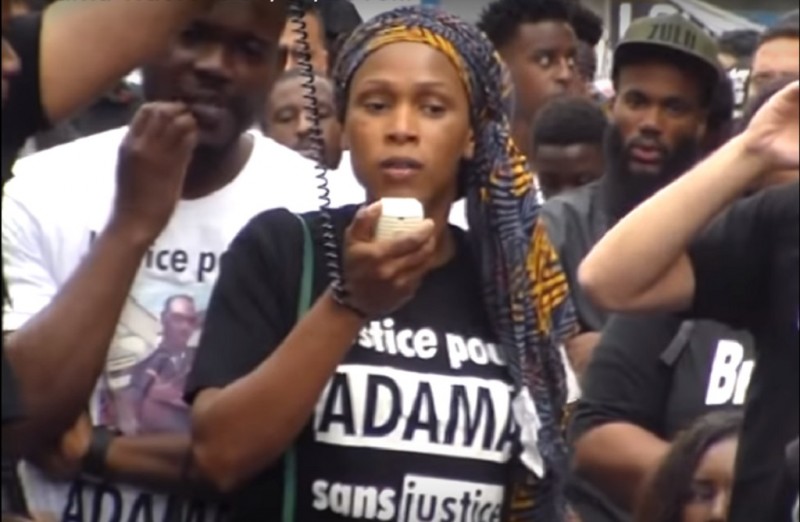 <p>Marcha para reclamar justicia para Adama Traoré el pasado 31 de julio en París.</p>