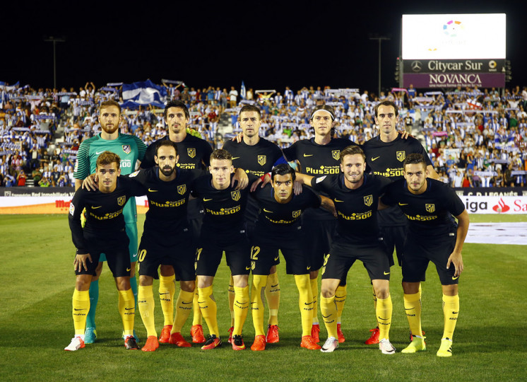 <p>Once del Atlético de Madrid en su visita a Leganés (0-0)</p>